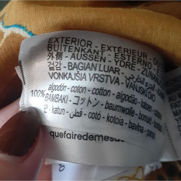 Zara Autumnal Floral Abstract Maxi Dress - Picture 8 of 16